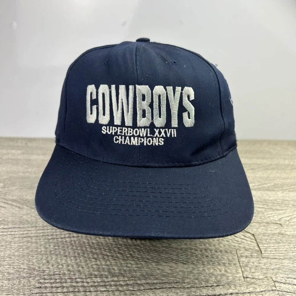 Vintage 90s Dallas Cowboys Super Bowl‎ Champs Hat Cap Snap Back Adjustable 1993